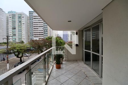 Varanda de apartamento para alugar com 4 quartos, 200m² em Centro, Guarujá