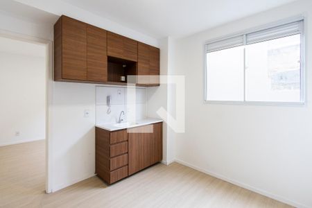 Sala/Cozinha de apartamento para alugar com 1 quarto, 30m² em Barra Funda, São Paulo