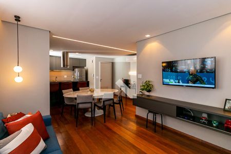 Sala de apartamento à venda com 3 quartos, 81m² em Jardim America, Belo Horizonte