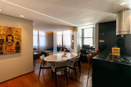 Sala de apartamento à venda com 3 quartos, 81m² em Jardim America, Belo Horizonte