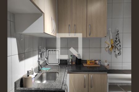 Cozinha de apartamento à venda com 1 quarto, 25m² em Liberdade, São Paulo