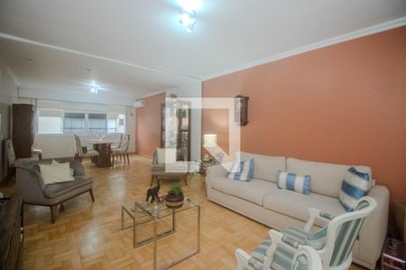 Sala de apartamento à venda com 4 quartos, 144m² em Petrópolis, Porto Alegre