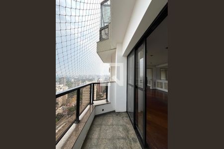 Varanda da Sala de apartamento para alugar com 4 quartos, 230m² em Vila Clementino, São Paulo