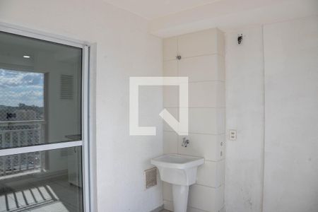 Varanda da Sala/ área de serviço de apartamento para alugar com 2 quartos, 43m² em Centro, Diadema