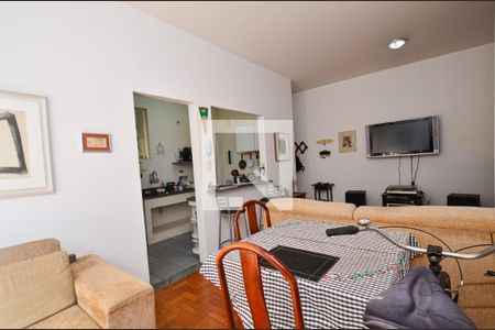 Sala 2 ambientes de apartamento à venda com 3 quartos, 100m² em Serra, Belo Horizonte