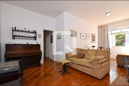 Sala 2 ambientes de apartamento à venda com 3 quartos, 100m² em Serra, Belo Horizonte