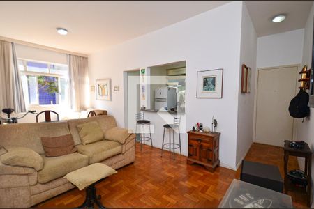 Sala 2 ambientes de apartamento à venda com 3 quartos, 100m² em Serra, Belo Horizonte