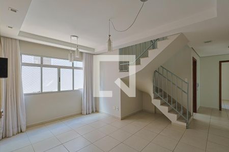 Sala  de apartamento à venda com 3 quartos, 165m² em União, Belo Horizonte