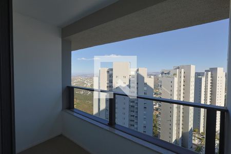 Varanda Sala/Cozinha  de apartamento à venda com 2 quartos, 76m² em Vila da Serra, Nova Lima