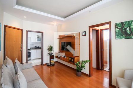 Sala de apartamento à venda com 2 quartos, 60m² em Buritis, Belo Horizonte