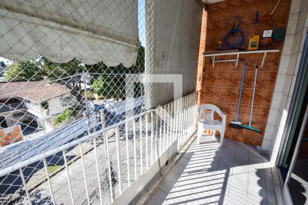 Varanda da Sala de apartamento à venda com 3 quartos, 75m² em Madureira, Rio de Janeiro