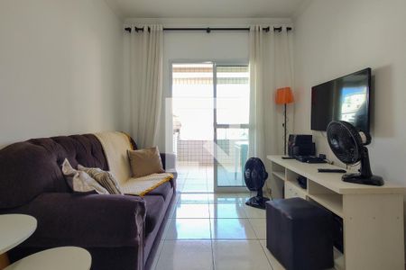 Sala de apartamento para alugar com 1 quarto, 53m² em Aviação, Praia Grande