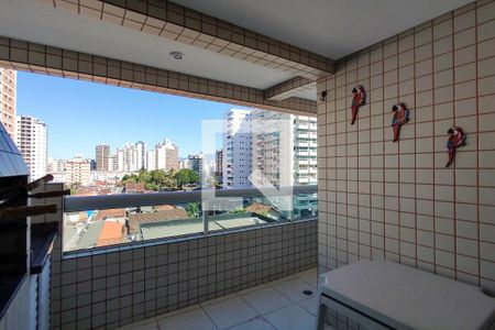 Sacada Sala de apartamento para alugar com 1 quarto, 53m² em Aviação, Praia Grande