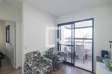 Sala de apartamento à venda com 2 quartos, 37m² em Campestre, Santo André