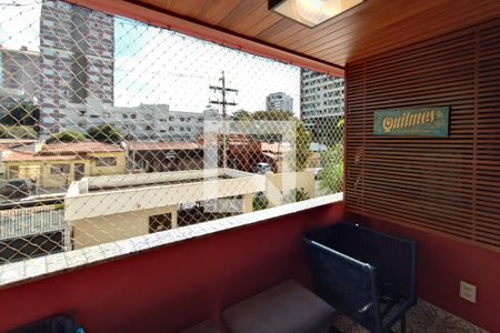 Varanda da Sala de apartamento à venda com 3 quartos, 100m² em Cambuí, Campinas