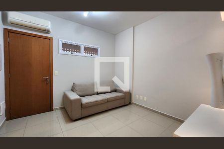 Sala de apartamento para alugar com 1 quarto, 40m² em Boqueirão, Santos