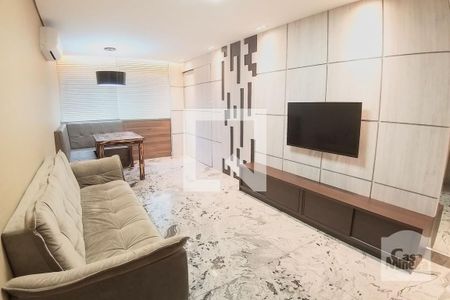 sala de apartamento à venda com 4 quartos, 180m² em Castelo, Belo Horizonte