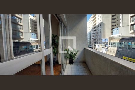 Varanda Sala de apartamento à venda com 3 quartos, 125m² em Centro, Santo André