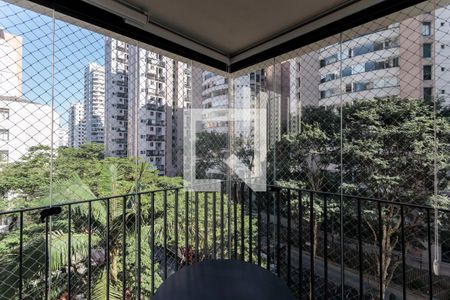 Vista de kitnet/studio à venda com 1 quarto, 34m² em Indianópolis, São Paulo