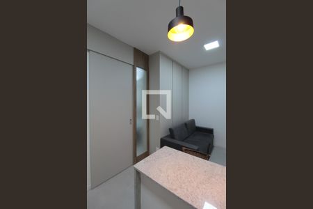 Sala e Cozinha de kitnet/studio para alugar com 1 quarto, 30m² em Paquetá, Belo Horizonte