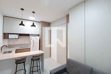 Sala e Cozinha de kitnet/studio para alugar com 1 quarto, 30m² em Paquetá, Belo Horizonte