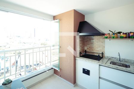 Varanda da Sala de apartamento à venda com 2 quartos, 63m² em Vila Nair, São Paulo