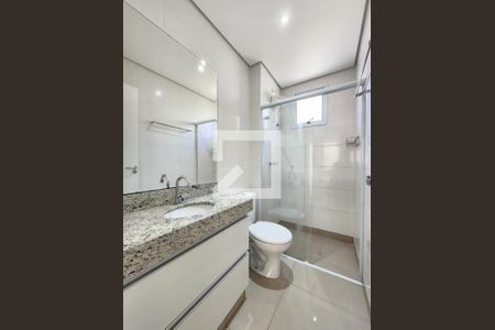 Banheiro da Suíte de apartamento à venda com 3 quartos, 110m² em Buritis, Belo Horizonte