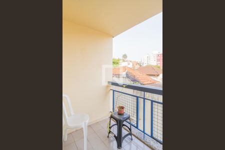 Varanda da Sala de apartamento à venda com 1 quarto, 45m² em Santo Antônio, Porto Alegre