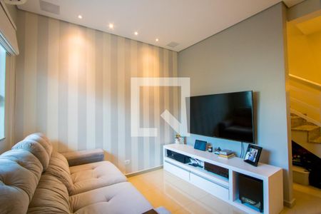 Sala de casa à venda com 2 quartos, 85m² em Vila Alzira, Santo André