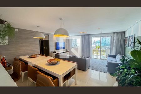 Sala - Sala de Jantar de apartamento à venda com 3 quartos, 115m² em Vila Valparaíso, Santo André