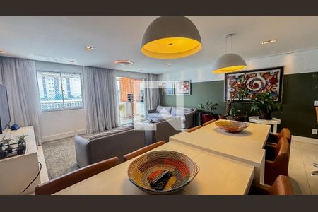 Sala - Sala de Jantar de apartamento à venda com 3 quartos, 115m² em Vila Valparaíso, Santo André