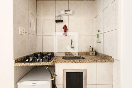 Cozinha de apartamento à venda com 1 quarto, 24m² em Laranjeiras, Rio de Janeiro