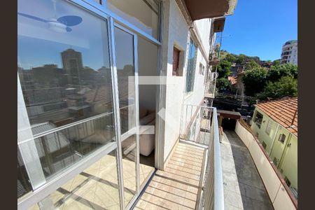 Varanda da Sala de apartamento à venda com 3 quartos, 78m² em Riachuelo, Rio de Janeiro