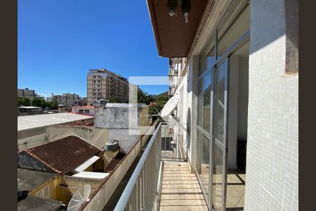 Varanda da Sala de apartamento à venda com 3 quartos, 78m² em Riachuelo, Rio de Janeiro