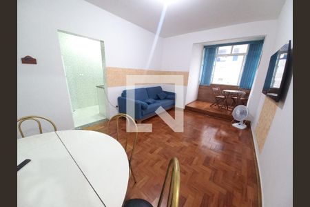 Sala de apartamento para alugar com 2 quartos, 80m² em Centro, São Vicente