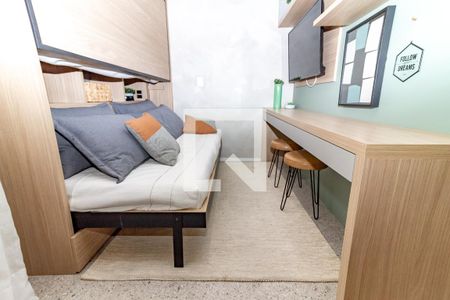 Sala / Quarto de kitnet/studio para alugar com 1 quarto, 18m² em Perdizes, São Paulo