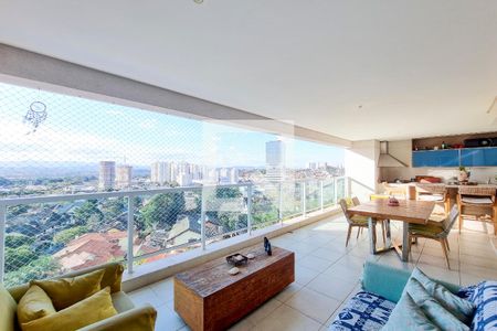 Varanda Sala de apartamento para alugar com 4 quartos, 275m² em Jardim Esplanada, São José dos Campos