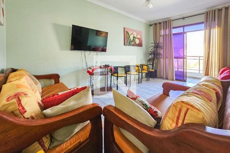 Sala de apartamento para alugar com 3 quartos, 92m² em Jardim Tres Marias, Guarujá