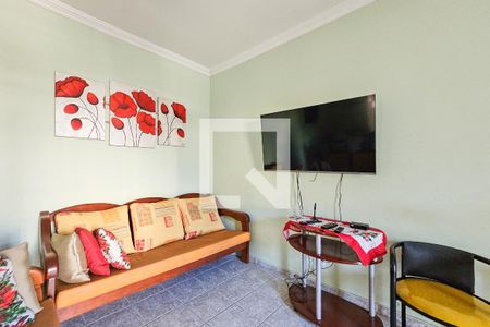 Sala de apartamento para alugar com 3 quartos, 92m² em Jardim Tres Marias, Guarujá