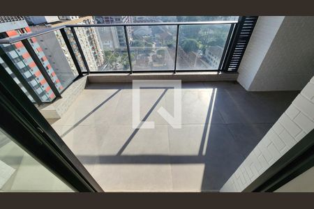 Varanda da Sala de apartamento para alugar com 1 quarto, 54m² em Boqueirão, Santos