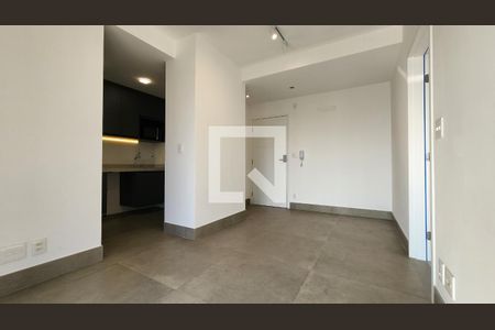 Sala de apartamento para alugar com 1 quarto, 54m² em Boqueirão, Santos