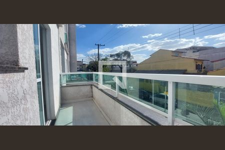 Varanda Sala de apartamento para alugar com 2 quartos, 56m² em Vila Pires, Santo André