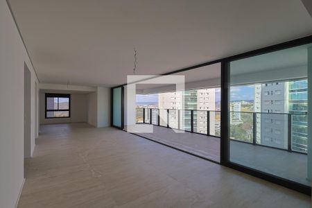 Sala de apartamento à venda com 4 quartos, 232m² em Vila da Serra, Nova Lima