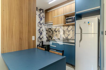 Cozinha de apartamento para alugar com 1 quarto, 29m² em Vila Buarque, São Paulo