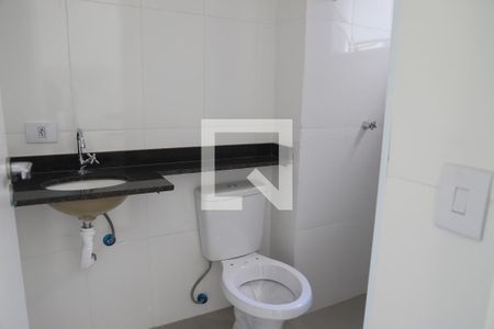 Banheiro Social de apartamento à venda com 1 quarto, 26m² em Vila Pauliceia, São Paulo