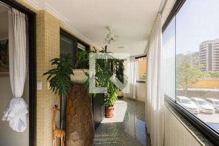 Varanda da Sala de apartamento à venda com 3 quartos, 139m² em Barra da Tijuca, Rio de Janeiro