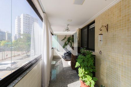 Varanda da Sala de apartamento à venda com 3 quartos, 139m² em Barra da Tijuca, Rio de Janeiro