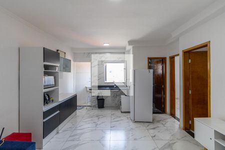 Sala e Cozinha Integrada de apartamento para alugar com 2 quartos, 65m² em Vila Nova Savoia, São Paulo