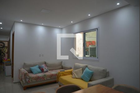 Sala de apartamento à venda com 3 quartos, 83m² em Vila Curuçá, Santo André