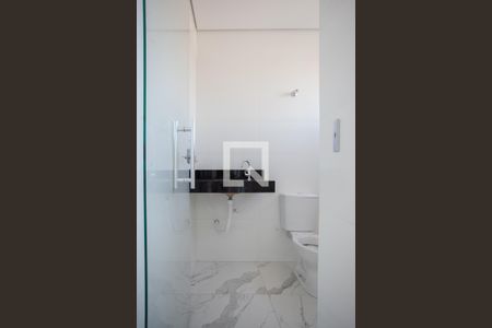 Banheiro da Suíte 1 de apartamento à venda com 4 quartos, 114m² em Piratininga (venda Nova), Belo Horizonte